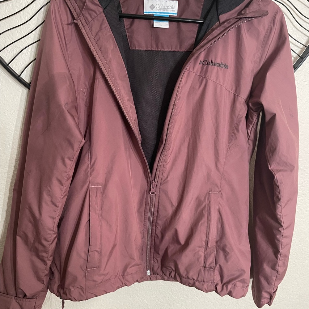 Columbia Women's Rose-Mauve Lightweight Hooded Utility Jacket